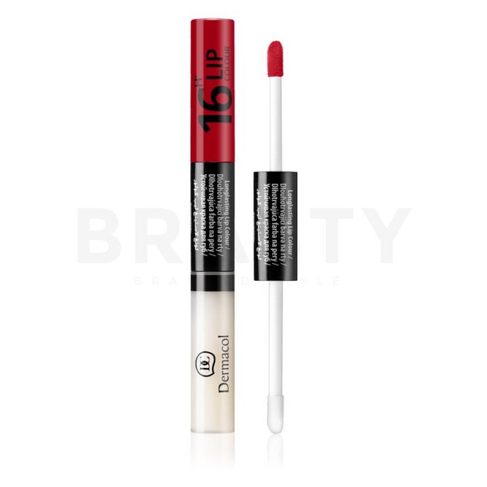 Dermacol 16h lip colour n. 03 ruj si luciu de buze cu persistenta indelungata 2 in 1 7,1 ml