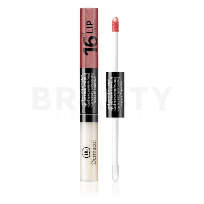 Dermacol 16h lip colour n. 05 ruj si luciu de buze cu persistenta indelungata 2 in 1 7,1 ml