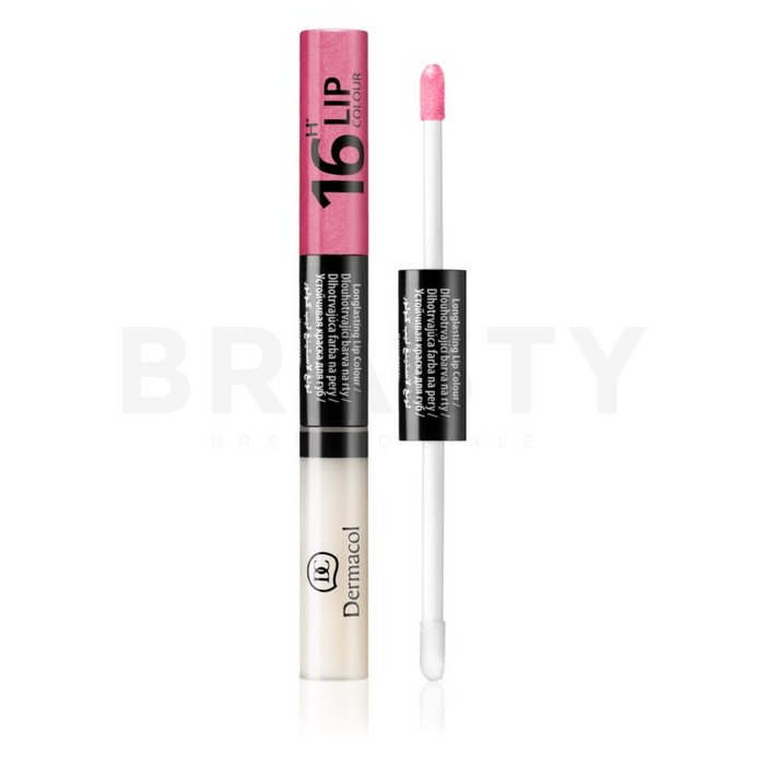 Dermacol 16h lip colour n. 11 ruj si luciu de buze cu persistenta indelungata 2 in 1 7,1 ml