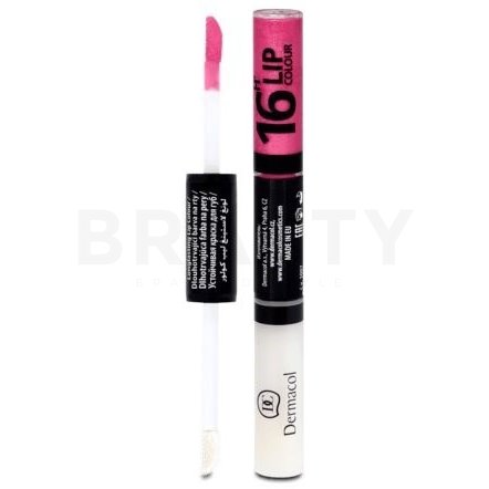 Dermacol 16h lip colour n. 15 ruj si luciu de buze cu persistenta indelungata 2 in 1 7,1 ml