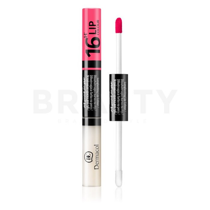 Dermacol 16h lip colour n. 17 ruj si luciu de buze cu persistenta indelungata 2 in 1 7,1 ml