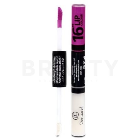 Dermacol 16h lip colour n. 19 ruj si luciu de buze cu persistenta indelungata 2 in 1 7,1 ml