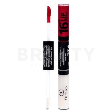 Dermacol 16h lip colour n. 20 ruj si luciu de buze cu persistenta indelungata 2 in 1 7,1 ml