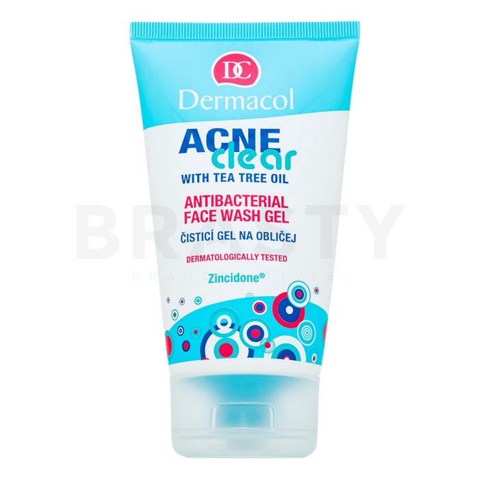 Dermacol acneclear antibacterial face gel gel de curățare și hrănire pentru piele problematică 150 ml