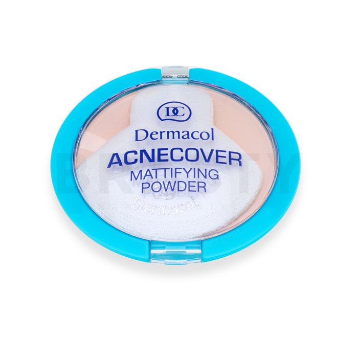 Dermacol acnecover mattifying powder no.01 porcelain pudră pentru piele problematică 11 g