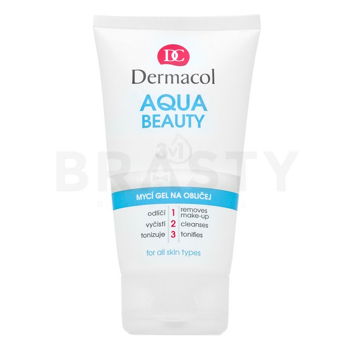 Dermacol aqua beauty 3in1 face cleansing gel gel de curățare de față 150 ml