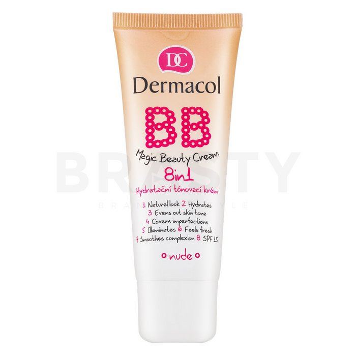 Dermacol bb magic beauty cream 8in1 nude cremă bb 30 ml