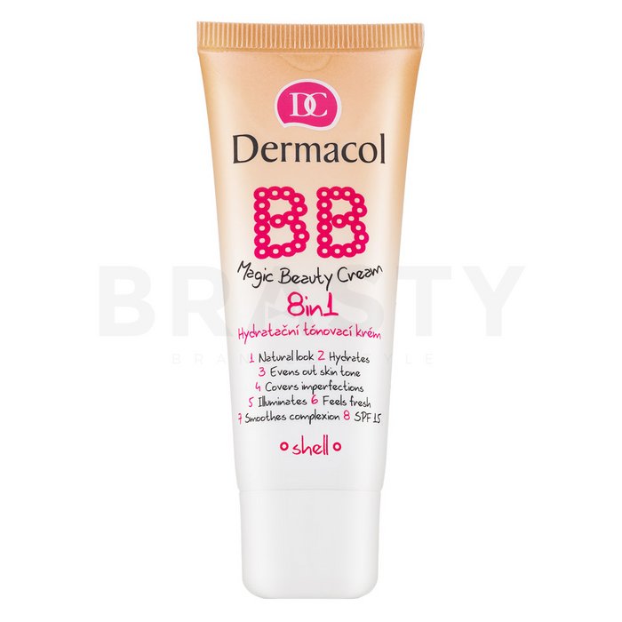 Dermacol bb magic beauty cream 8in1 shell cremă bb 30 ml