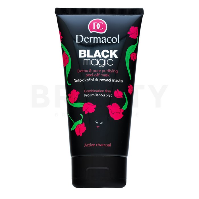 Dermacol black magic detox   pore purifying peel-off mask mască de curățare pentru piele normală / combinată 150 ml