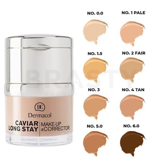 Dermacol caviar long stay make-up corrector 1 pale caviar long stay machiaj și perfecting corrector 30 ml