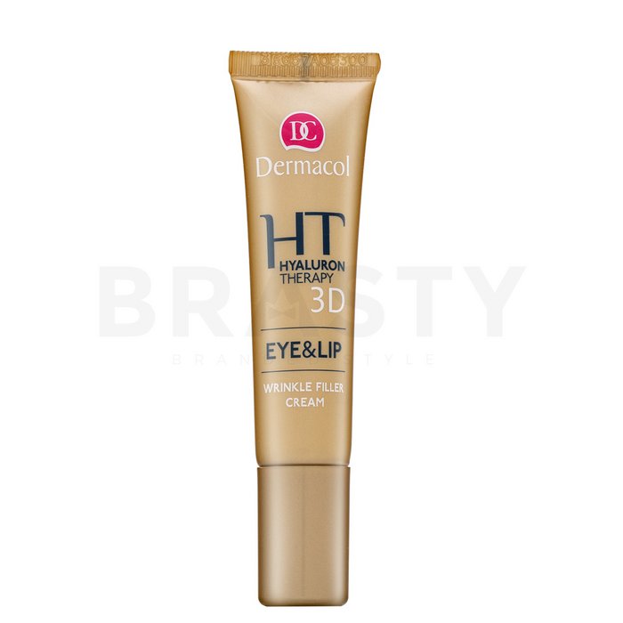 Dermacol hyaluron therapy 3d eye   lip cream loțiune de întinerire restabilirea densității pielii în jurul ochilor și buzelor 15 ml
