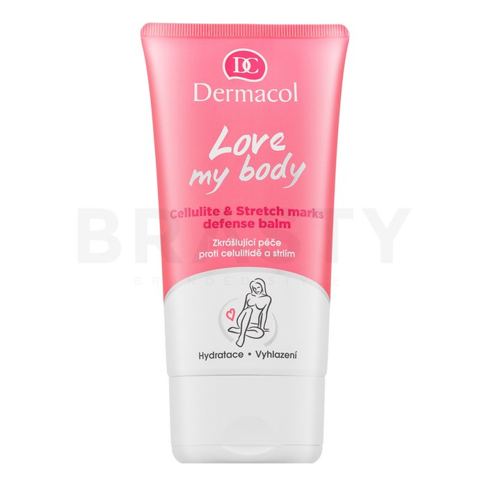 Dermacol love my body cellulite   stretch marks defense balm cremă cu efect de lifting și întărire impotriva vergeturilor 150 ml