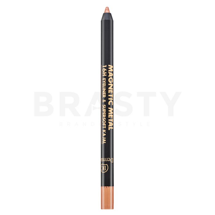 Dermacol Magnetic Metal 16H Eyeliner & Supersoft Kajal 02 Bronze eyeliner khol 2 g