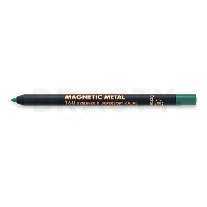 Dermacol magnetic metal 16h eyeliner   supersoft kajal 04 green eyeliner khol 2 g