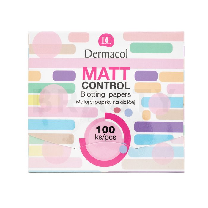 Dermacol matt control blotting papers 100 pcs hartii matifiante