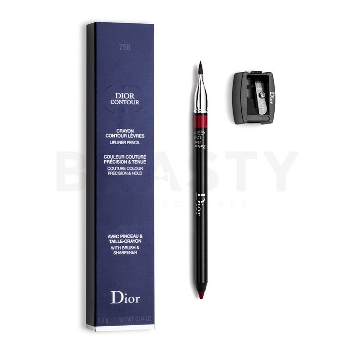 Dior (christian dior) contour lip liner pencil - 758 sophisticated matte 1,2 g