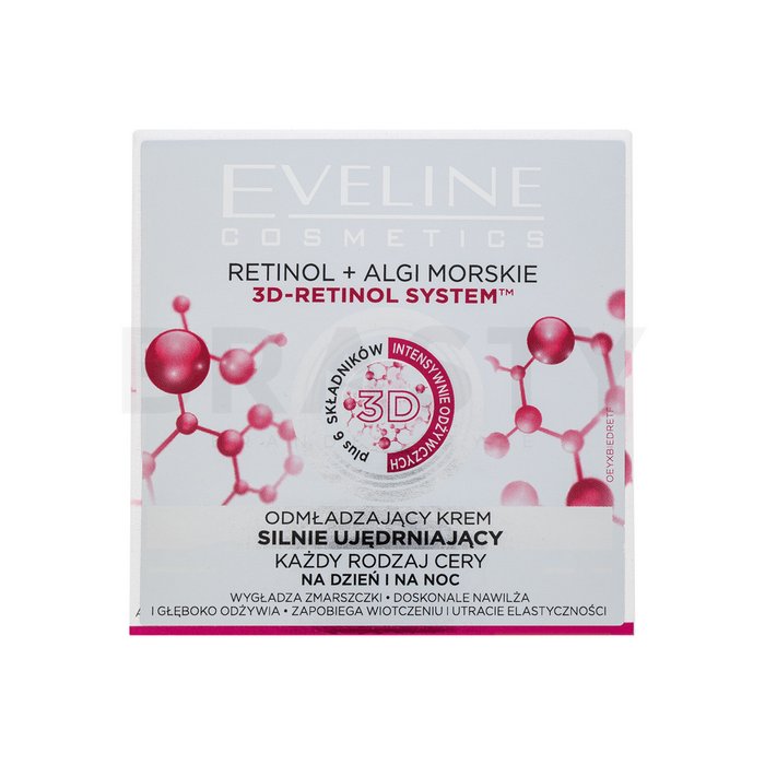 Eveline 3D Retinol System Intensely Firming Rejuvenating Cream Cremă cu efect de întinerire pentru folosirea zilnică 50 ml