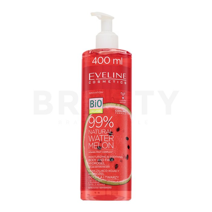 Eveline 99% natural watermelon moisturizing   soothing hydrogel balsam gel multi corector 400 ml