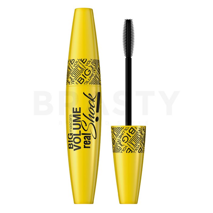 Eveline Big Volume Real Shock Mascara Black mascara pentru alungire si volum 10 ml