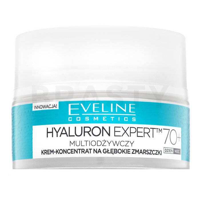 Eveline bio hyaluron 4d day night cream 70+ spf8 cremă cu efect de lifting și întărire anti riduri 50 ml