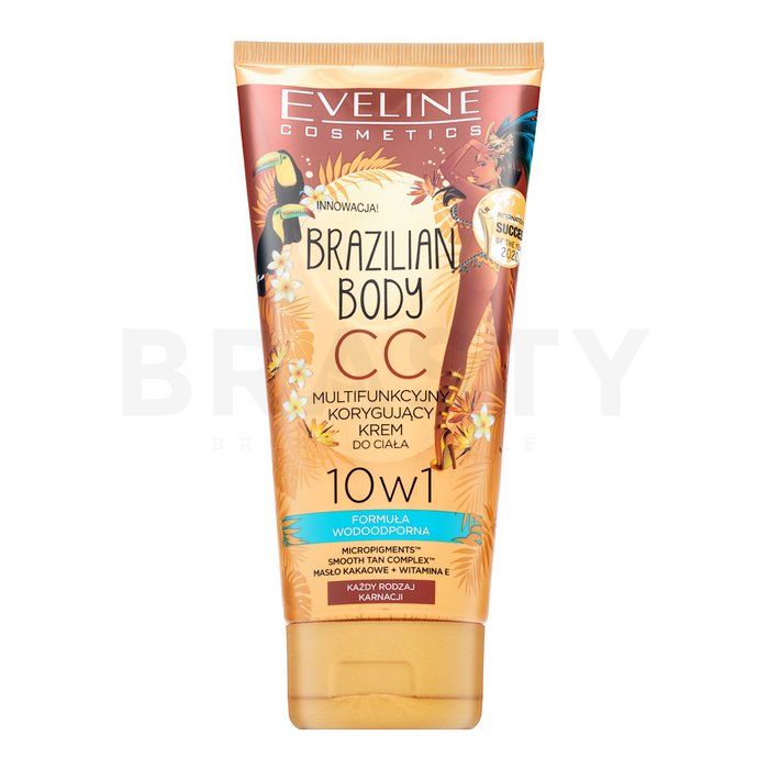Eveline brazilian body 10in1 cc multifunctional correcting body cream cremă corectoare pentru toate tipurile de piele 175 ml