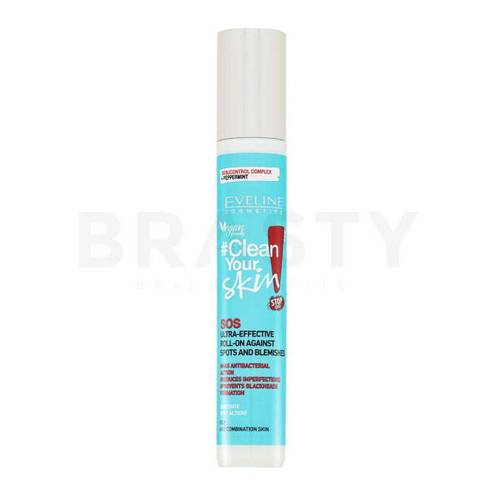 Eveline clean your skin sos effective roll on against spots blemishes roll-on împotriva imperfecțiunilor pielii 15 ml