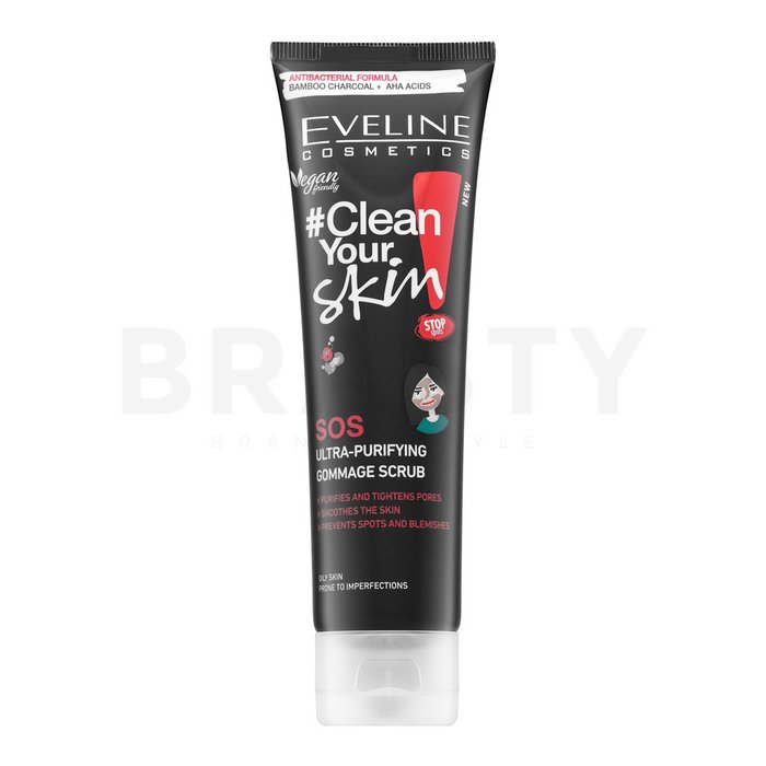 Eveline clean your skin ultra-purifying facial wash gel gel de curățare pentru piele problematică 100 ml