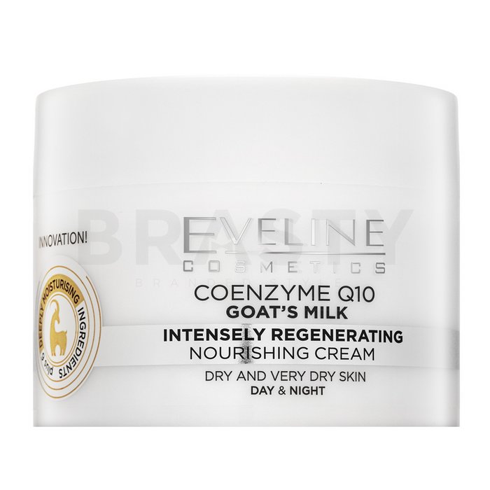 Eveline COENZYME Q10 Goat\'s Milk Intensely Regenerating Day&amp;Night Cream cremă de ten cu efect de hidratare 50 ml