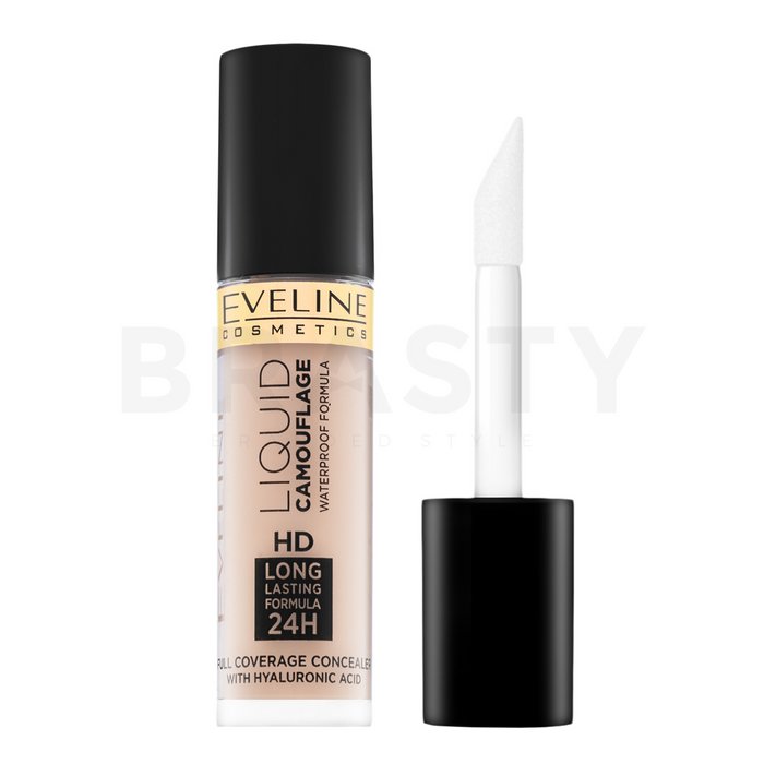 Eveline liquid camouflage hd long lasting 24h concealer 01a corector lichid pentru o piele luminoasă și uniformă 5 ml