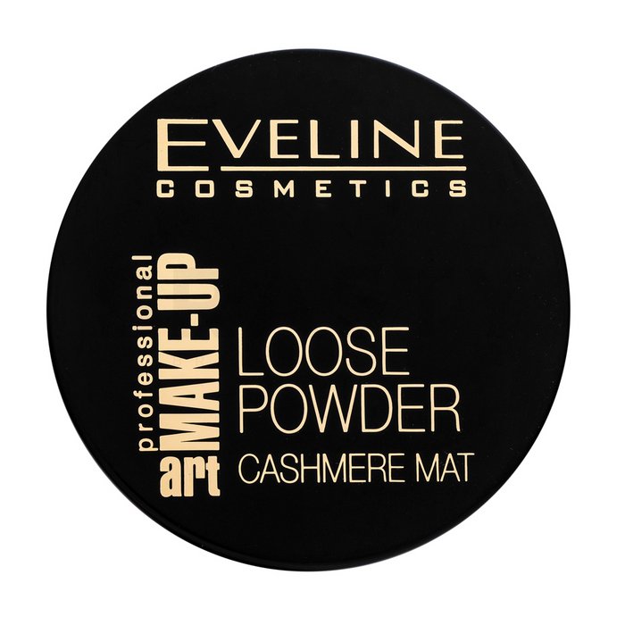 Eveline loose powder cashmere mat 02 beige pulbere catifelata pentru o piele luminoasă și uniformă 20 g
