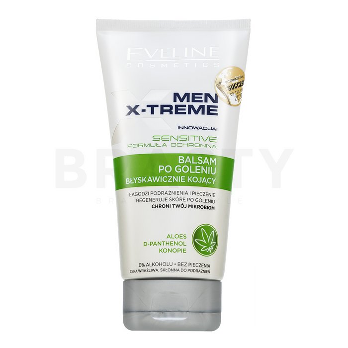 Eveline men x-treme after shave balm+ moisturising cream gel multifuncțional de curățare și exfoliere pentru piele problematică 150 ml