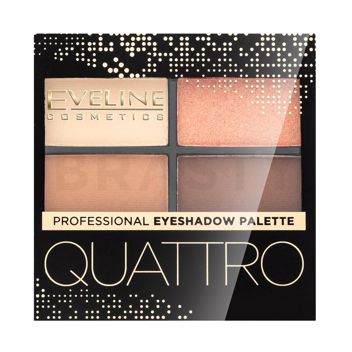 Eveline quattro professional eyeshadow palette 1 paletă cu farduri de ochi 3,2 g
