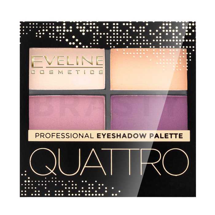 Eveline quattro professional eyeshadow palette 3 paletă cu farduri de ochi 3,2 g