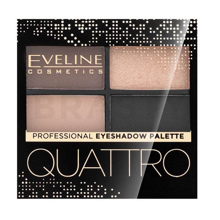 Eveline quattro professional eyeshadow palette 4 paletă cu farduri de ochi 3,2 g