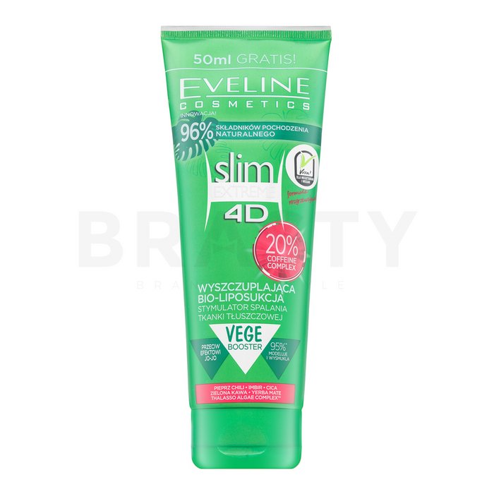 Eveline slim extreme 4d slimming bio-liposuction ser de modelare pe abdomen, coapse și fese 250 ml