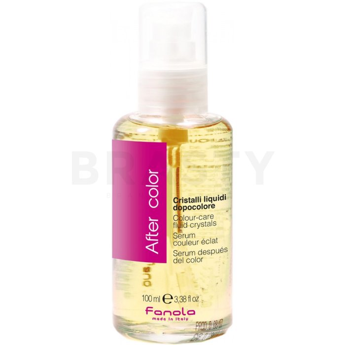 Fanola after colour colour-care fluid crystals ser pentru păr vopsit 100 ml