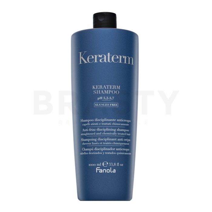 Fanola keraterm shampoo șampon de netezire pentru păr indisciplinat 1000 ml