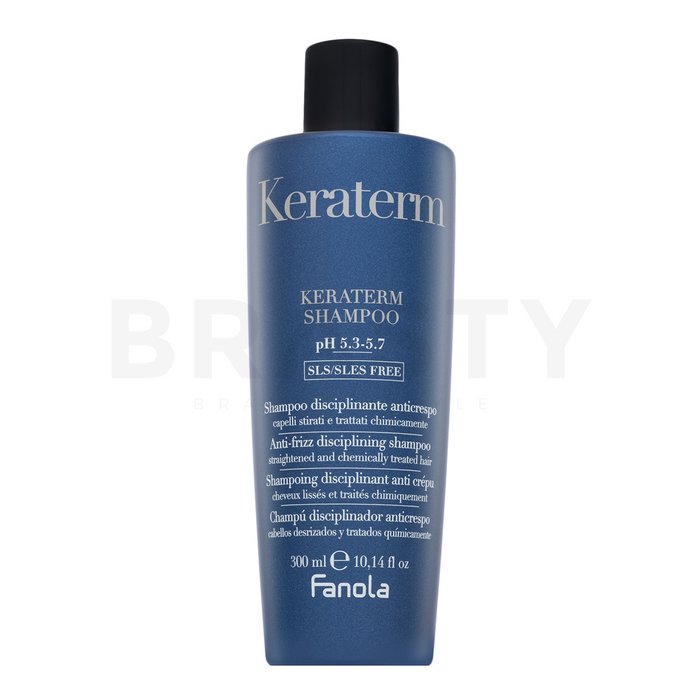 Fanola keraterm shampoo șampon de netezire pentru păr indisciplinat 300 ml
