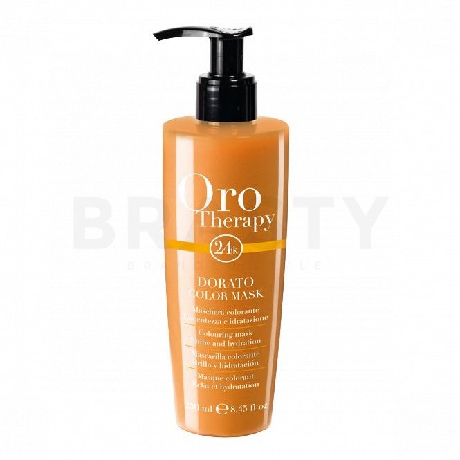 Fanola oro therapy colouring mask dorato mască hrănitoare pentru revigorarea culorii 250 ml