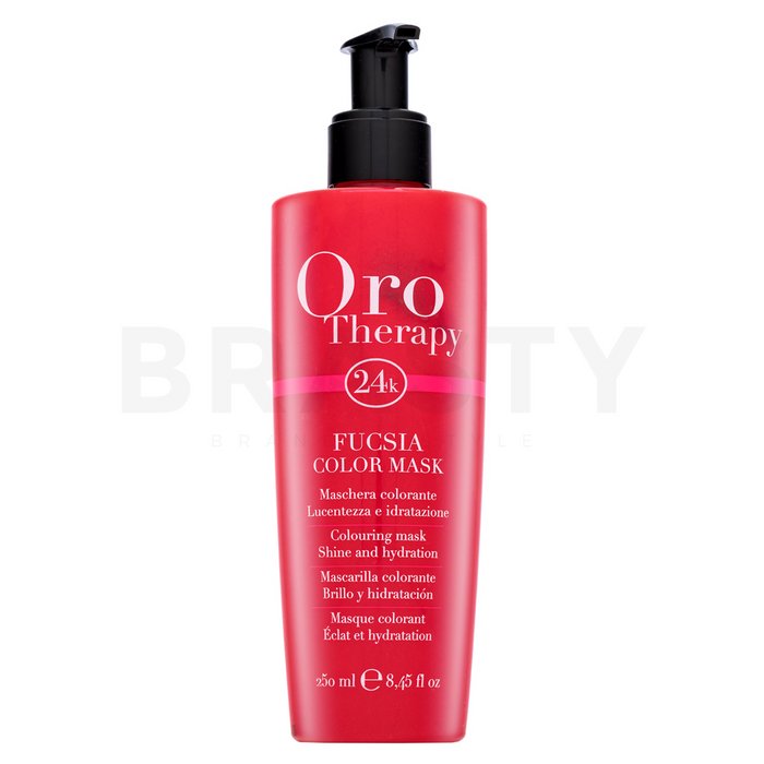 Fanola oro therapy colouring mask fucsia mască hrănitoare pentru revigorarea culorii 250 ml