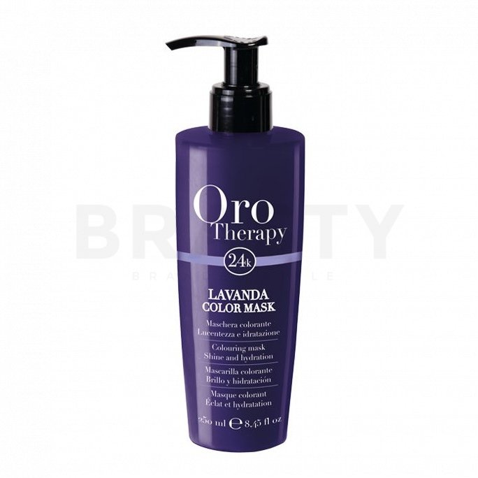 Fanola oro therapy colouring mask lavanda mască hrănitoare pentru revigorarea culorii 250 ml