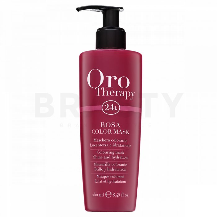 Fanola oro therapy colouring mask rosa mască hrănitoare pentru revigorarea culorii 250 ml