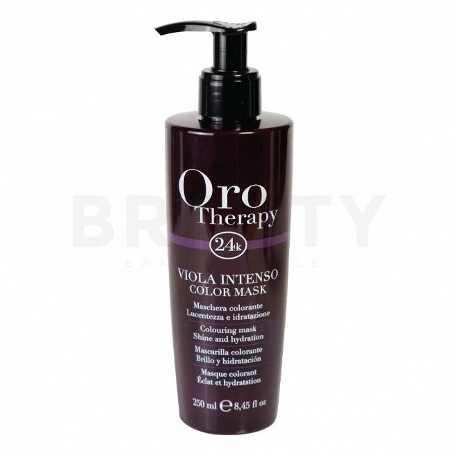 Fanola oro therapy colouring mask viola intenso mască hrănitoare pentru revigorarea culorii 250 ml