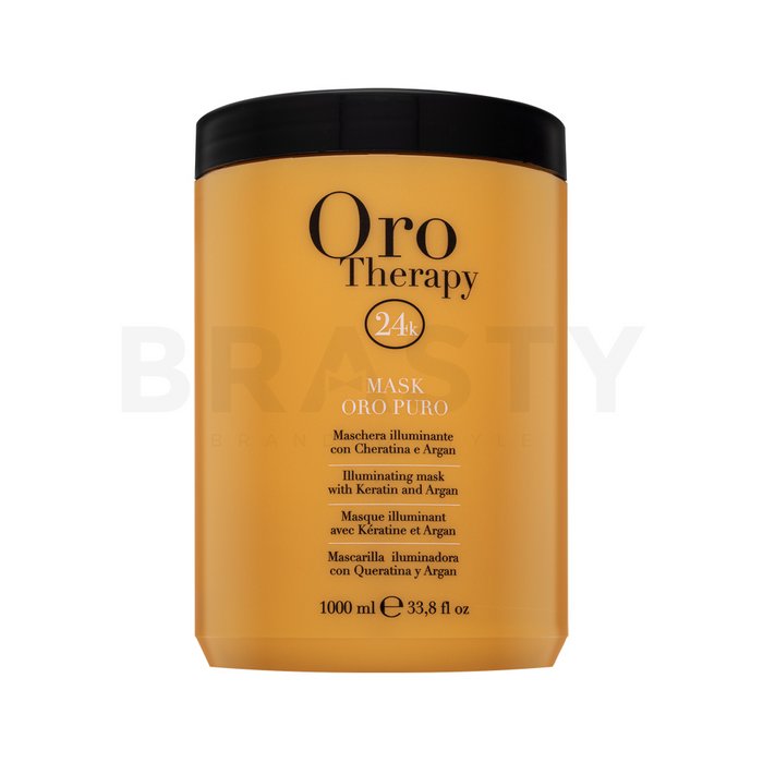 Fanola oro therapy oro puro illuminating mask mască hrănitoare pentru strălucirea părului 1000 ml