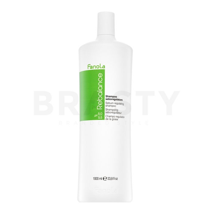 Fanola rebalance sebum regulating shampoo sampon de curatare pentru păr gras 1000 ml