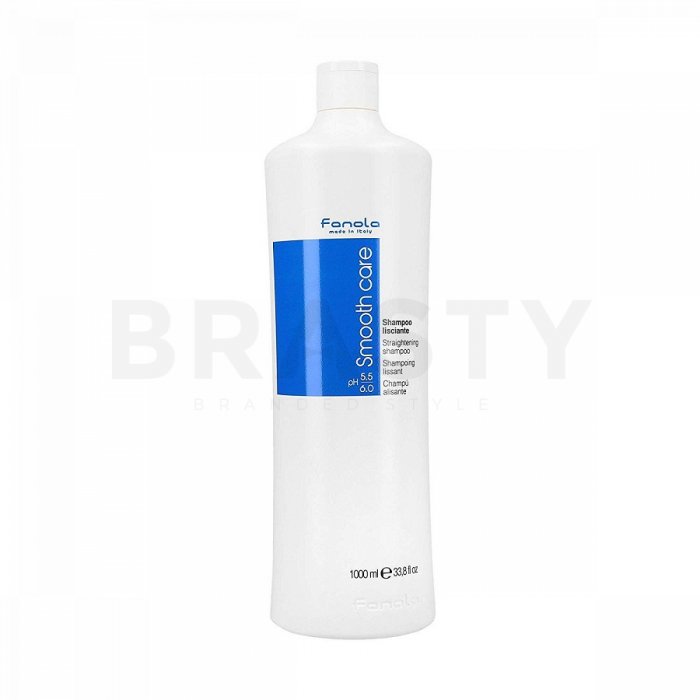 Fanola smooth care straightening shampoo șampon de netezire impotriva incretirii părului 1000 ml