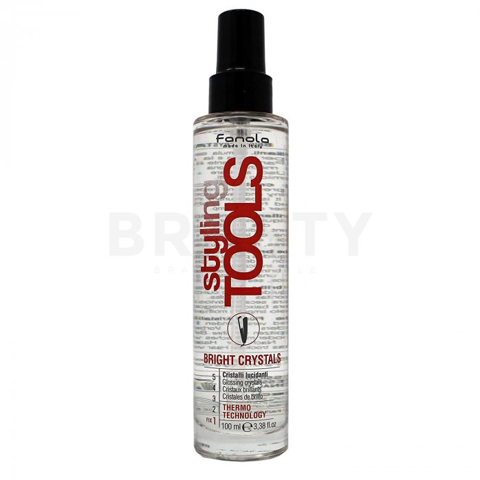 Fanola styling tools bright crystals spray termoactiv pentru strălucirea părului 100 ml