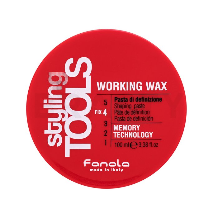 Fanola styling tools working wax ceară pentru modelare pentru fixare medie 100 ml