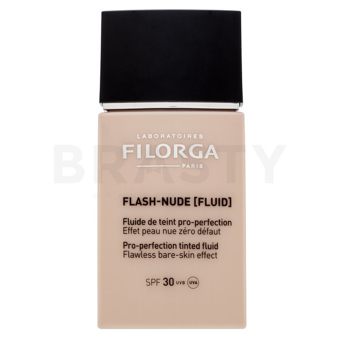 Filorga flash-nude tinted fluid 01 nude beige emulsii tonice și hidratante pentru o piele luminoasă și uniformă 30 ml