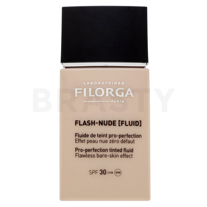 Filorga flash-nude tinted fluid 02 nude gold emulsii tonice și hidratante pentru o piele luminoasă și uniformă 30 ml